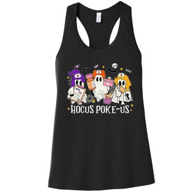 Funny Witches Nurse Spooky Nurse Costume Halloween Nursing Gift Women's Racerback Tank