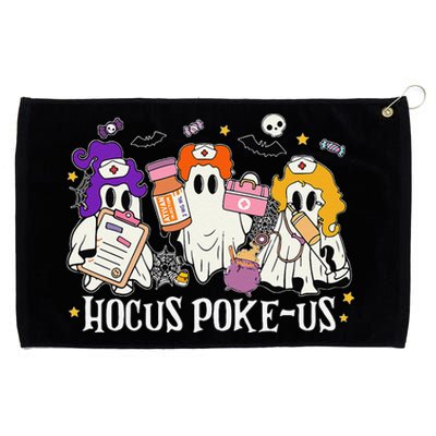 Funny Witches Nurse Spooky Nurse Costume Halloween Nursing Gift Grommeted Golf Towel