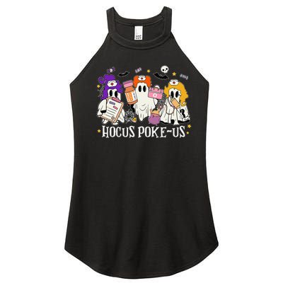 Funny Witches Nurse Spooky Nurse Costume Halloween Nursing Gift Women's Perfect Tri Rocker Tank