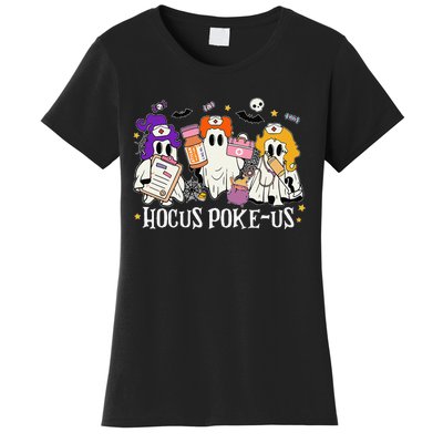 Funny Witches Nurse Spooky Nurse Costume Halloween Nursing Gift Women's T-Shirt