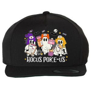 Funny Witches Nurse Spooky Nurse Costume Halloween Nursing Gift Wool Snapback Cap