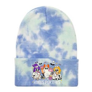 Funny Witches Nurse Spooky Nurse Costume Halloween Nursing Gift Tie Dye 12in Knit Beanie