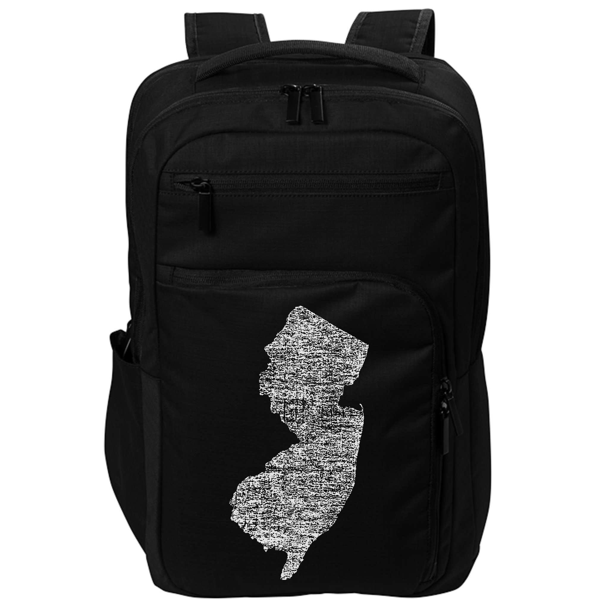 Faded White New Jersey State Impact Tech Backpack