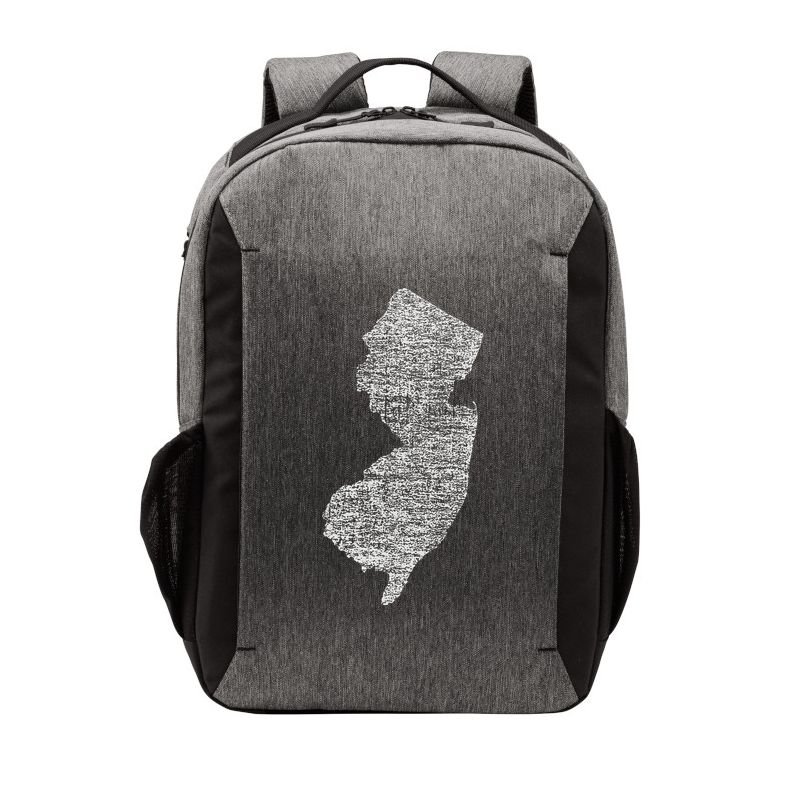 Faded White New Jersey State Vector Backpack