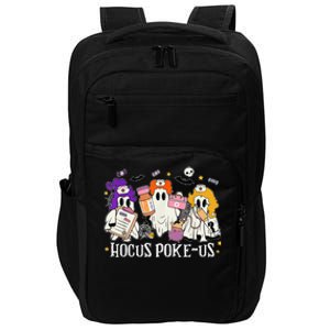 Funny Witches Nurse Spooky Nurse Costume Halloween Nursing Impact Tech Backpack