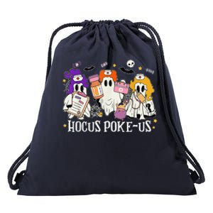 Funny Witches Nurse Spooky Nurse Costume Halloween Nursing Drawstring Bag