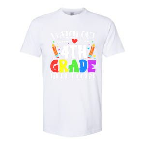 Funny Watch Out 4Th Grade Here I Come Back To School Funny Gift Softstyle CVC T-Shirt