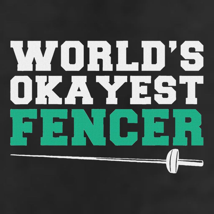 Fencing Worlds Okayest Fencer Microfiber Hand Towel