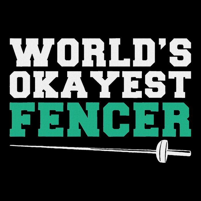 Fencing Worlds Okayest Fencer Wool Snapback Cap