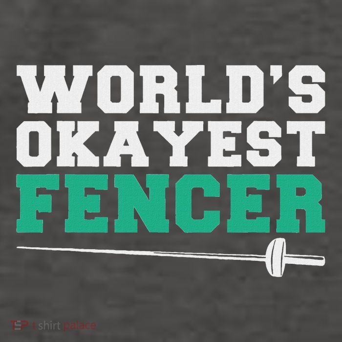 Fencing Worlds Okayest Fencer Vector Backpack