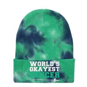 Fencing Worlds Okayest Fencer Tie Dye 12in Knit Beanie