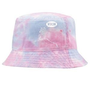 Funny Whom Owl Grammar English Teacher Tie-Dyed Bucket Hat