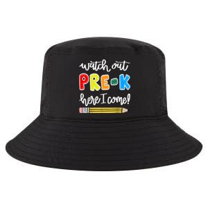 Funny Watch Out PreK Here I Come Back To School Meaningful Gift Cool Comfort Performance Bucket Hat