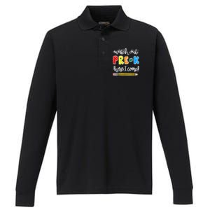 Funny Watch Out PreK Here I Come Back To School Meaningful Gift Performance Long Sleeve Polo