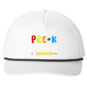 Funny Watch Out PreK Here I Come Back To School Meaningful Gift Snapback Five-Panel Rope Hat