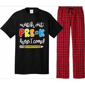 Funny Watch Out PreK Here I Come Back To School Meaningful Gift Pajama Set