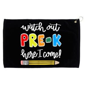 Funny Watch Out PreK Here I Come Back To School Meaningful Gift Grommeted Golf Towel