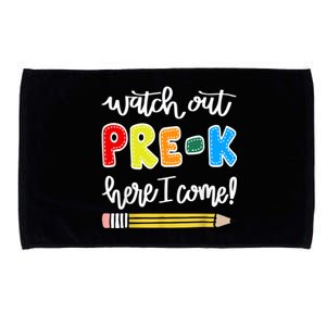 Funny Watch Out PreK Here I Come Back To School Meaningful Gift Microfiber Hand Towel