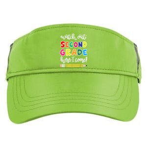 Funny Watch Out Second Grade Here I Come Back To School Gift Adult Drive Performance Visor