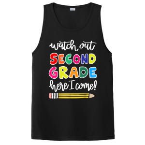 Funny Watch Out Second Grade Here I Come Back To School Gift PosiCharge Competitor Tank