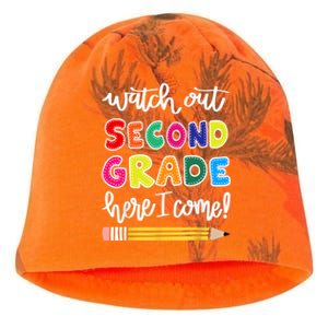 Funny Watch Out Second Grade Here I Come Back To School Gift Kati - Camo Knit Beanie