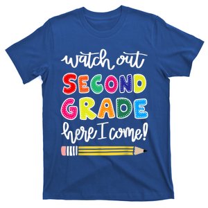 Funny Watch Out Second Grade Here I Come Back To School Gift T-Shirt