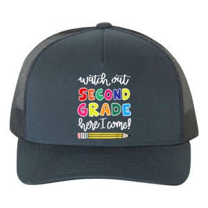 Funny Watch Out Second Grade Here I Come Back To School Gift Yupoong Adult 5-Panel Trucker Hat