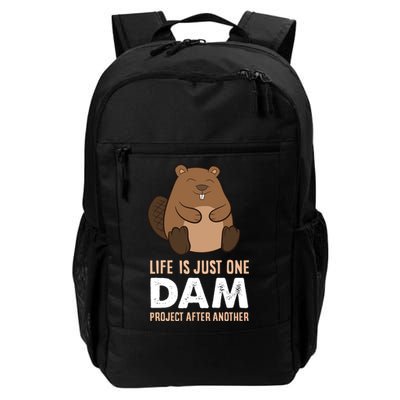 Funny Woodworking One Dam Project After Another Beaver Gift Backpack