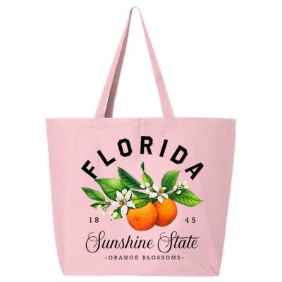 Florida Watercolor Orange Blossoms 25L Jumbo Tote