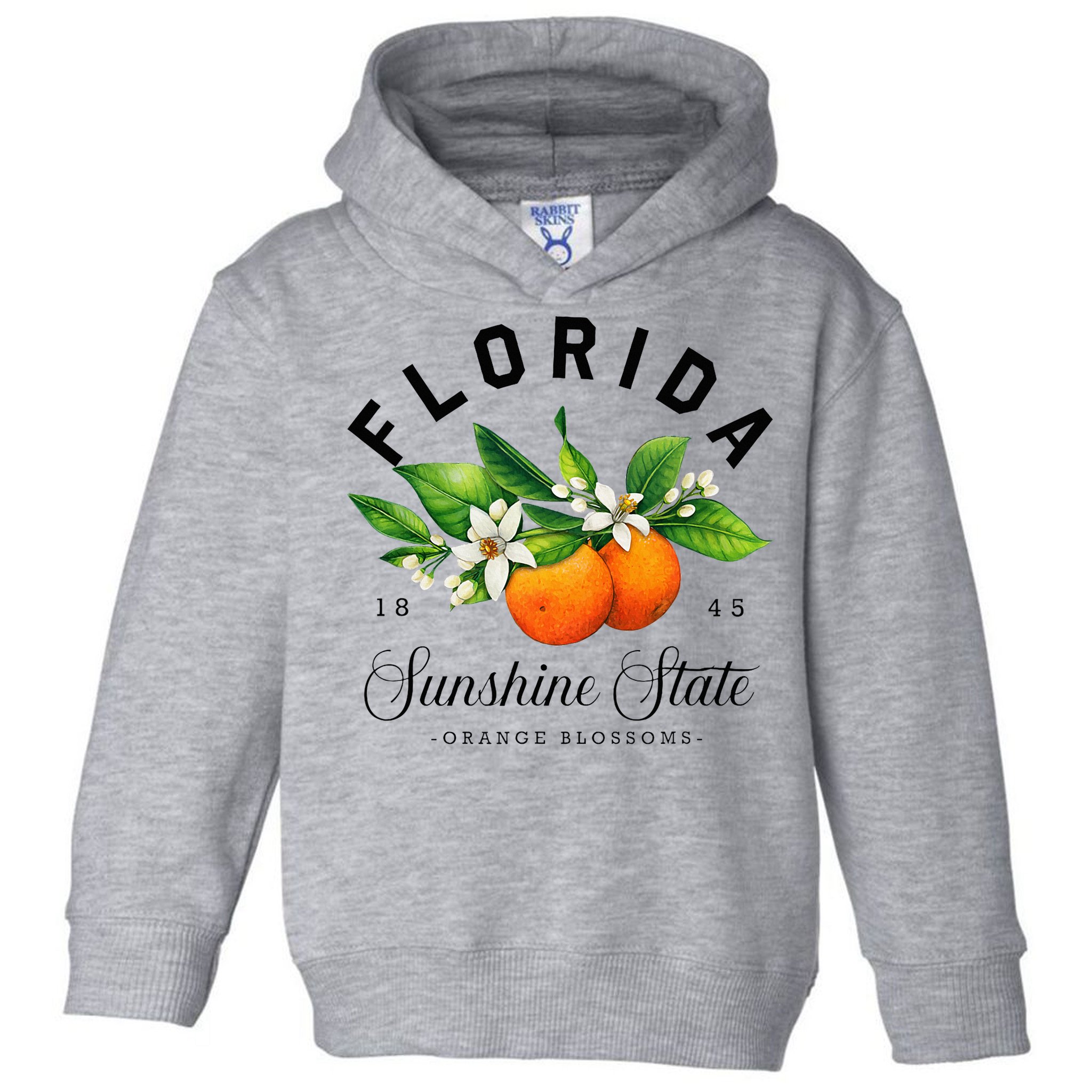 Florida Watercolor Orange Blossoms Toddler Hoodie