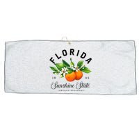 Florida Watercolor Orange Blossoms Large Microfiber Waffle Golf Towel