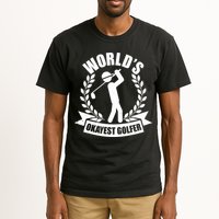 Funny Worlds Okayest Golfer Tall T-Shirt