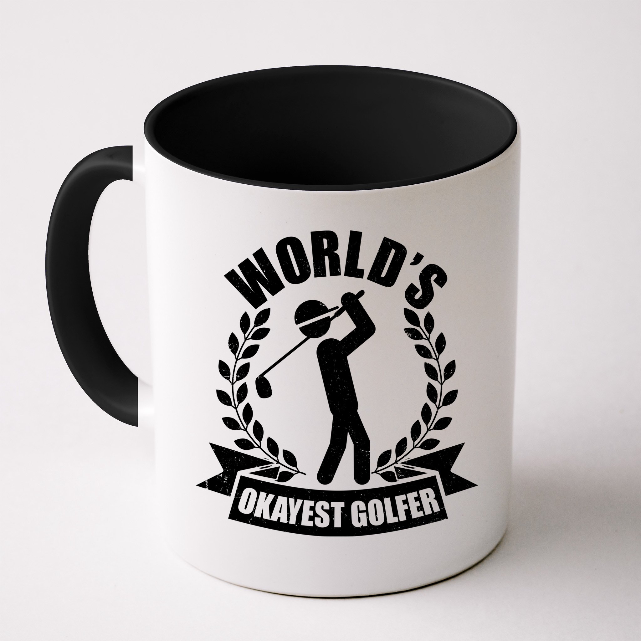 Funny Worlds Okayest Golfer Mug