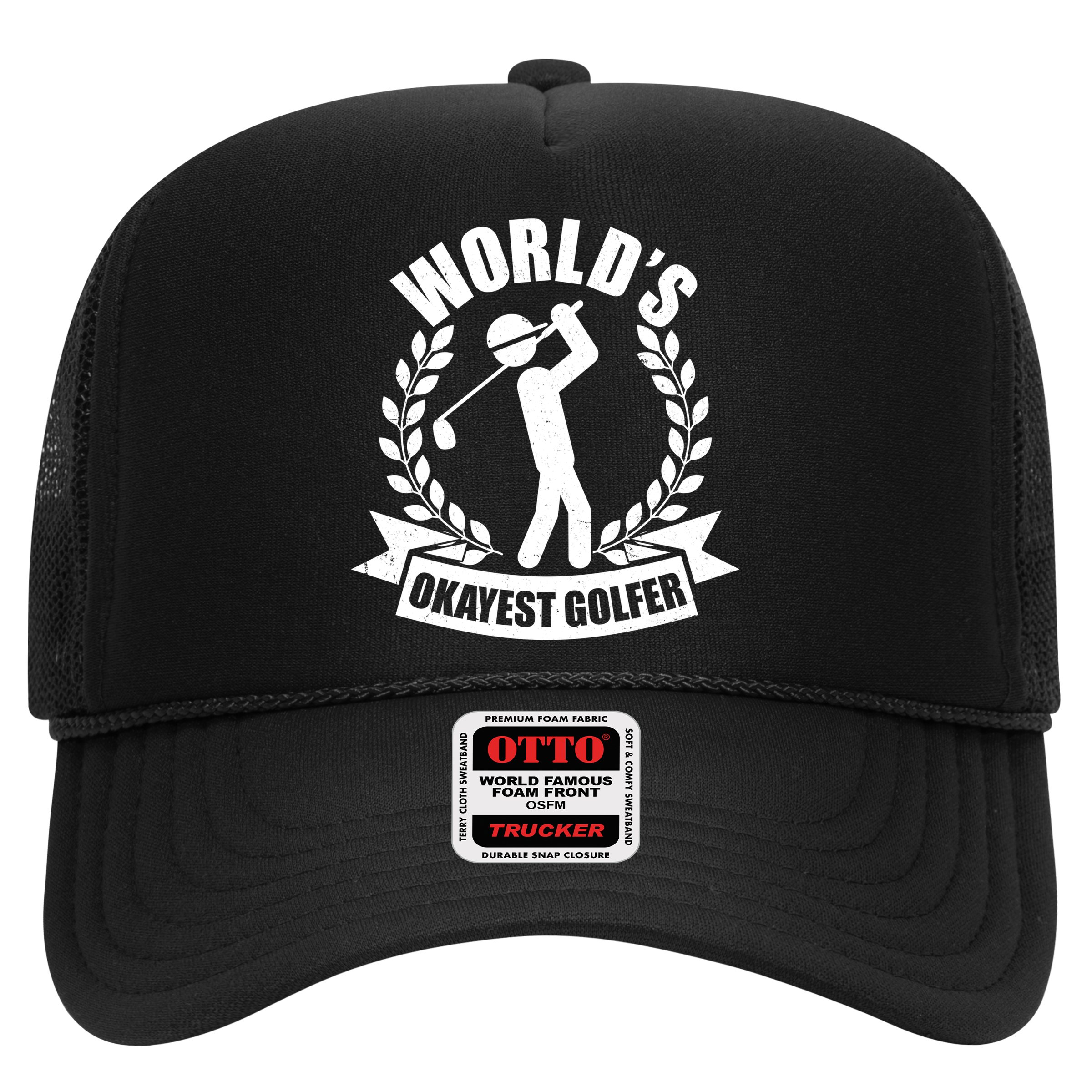 Funny Worlds Okayest Golfer Hat