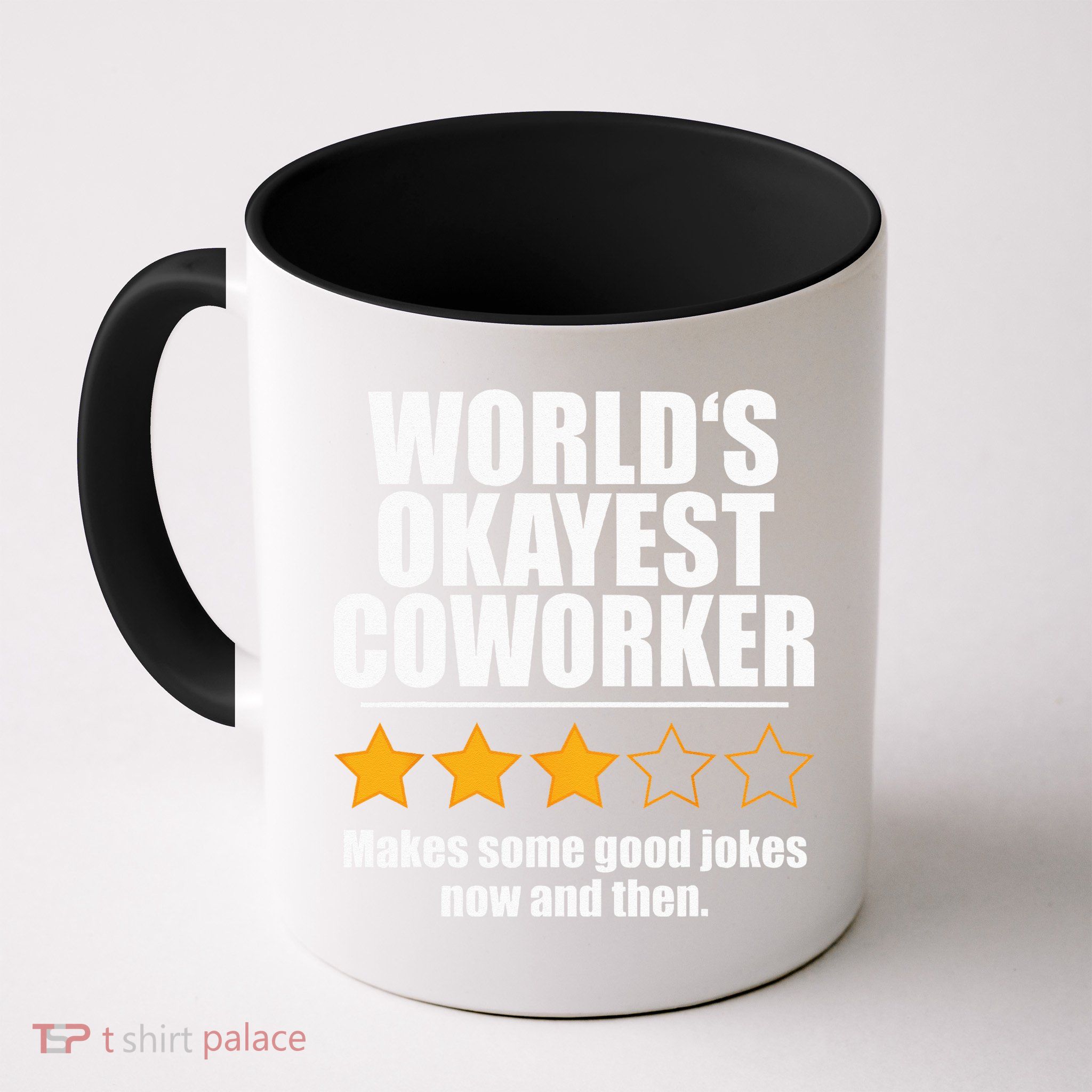 Funny Worldss Okayest Coworker Mug