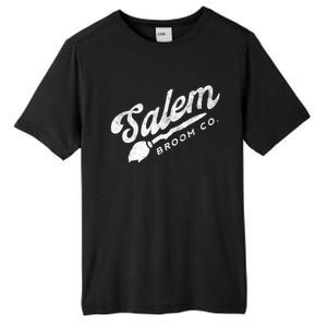 Funny Witch Olde Salem Massachusetts Broom Company Scary Co Cute Gift Tall Fusion ChromaSoft Performance T-Shirt