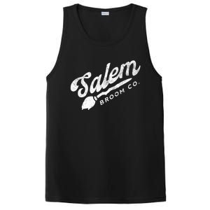 Funny Witch Olde Salem Massachusetts Broom Company Scary Co Cute Gift PosiCharge Competitor Tank