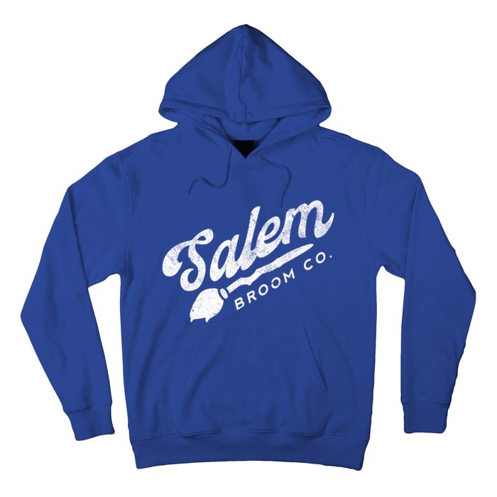 Funny Witch Olde Salem Massachusetts Broom Company Scary Co Cute Gift Hoodie