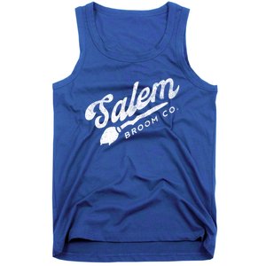 Funny Witch Olde Salem Massachusetts Broom Company Scary Co Cute Gift Tank Top