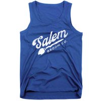 Funny Witch Olde Salem Massachusetts Broom Company Scary Co Cute Gift Tank Top