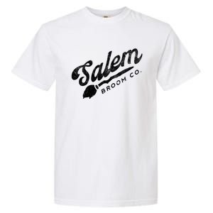 Funny Witch Olde Salem Massachusetts Broom Company Scary Co Cute Gift Garment-Dyed Heavyweight T-Shirt