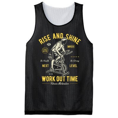 Fitness Work Out Time Mesh Reversible Basketball Jersey Tank