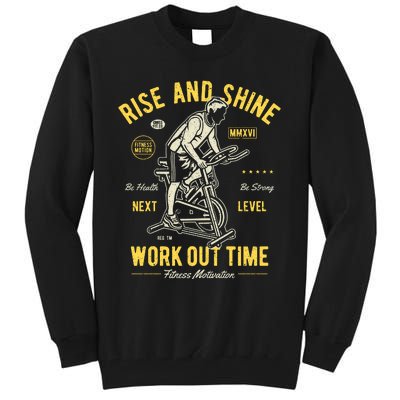 Fitness Work Out Time Tall Sweatshirt