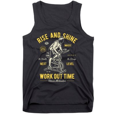 Fitness Work Out Time Tank Top