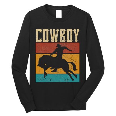 funny Western Outfits Nashville Country Rodeo Cow Long Sleeve Shirt