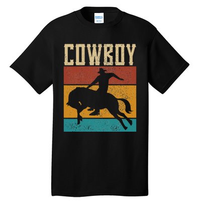 funny Western Outfits Nashville Country Rodeo Cow Tall T-Shirt