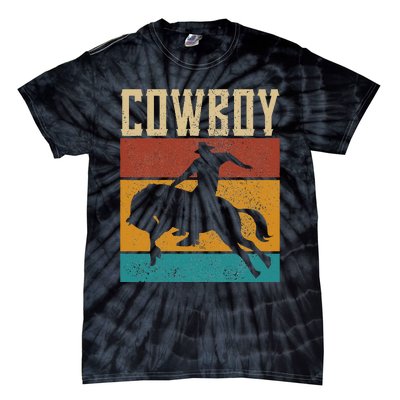 funny Western Outfits Nashville Country Rodeo Cow Tie-Dye T-Shirt