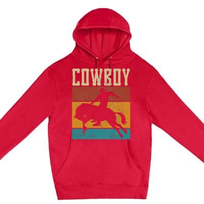 funny Western Outfits Nashville Country Rodeo Cow Premium Pullover Hoodie