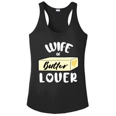 Funny Wife Of Butter Lover Matching Group Ladies PosiCharge Competitor Racerback Tank