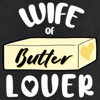 Funny Wife Of Butter Lover Matching Group Golf Towel